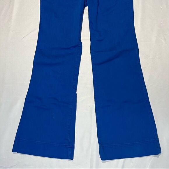Robert Rodriguez Mid Rise Flare Bootcut Bright Blue Jeans 2 - Picture 3 of 10
